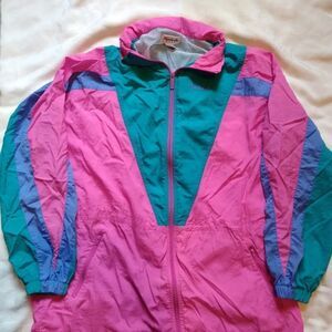 Vintage Reebok Sport Color Block Windbreaker